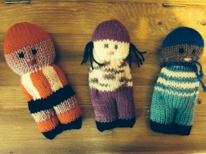 knitted African Comfort Dolls